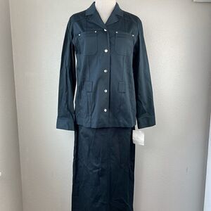 NWT Liz Claiborne Matching Black Jacket & Skirt